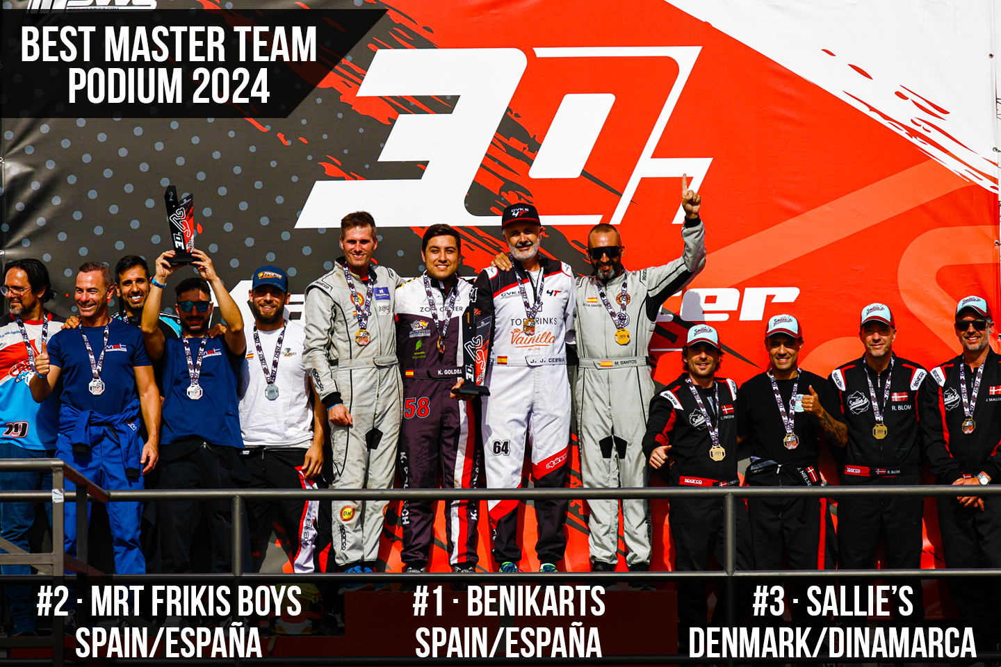 MASTER TEAMS 2024 PODIUM