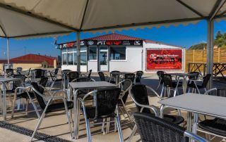 Terraza Photocall Restaurante PitStop KartCenter Campillos